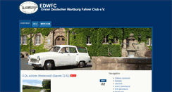 Desktop Screenshot of edwfc.de